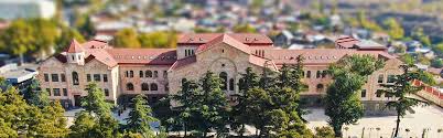 The Buliding of the Armenian Nersisian Seminary in Tbilisi.